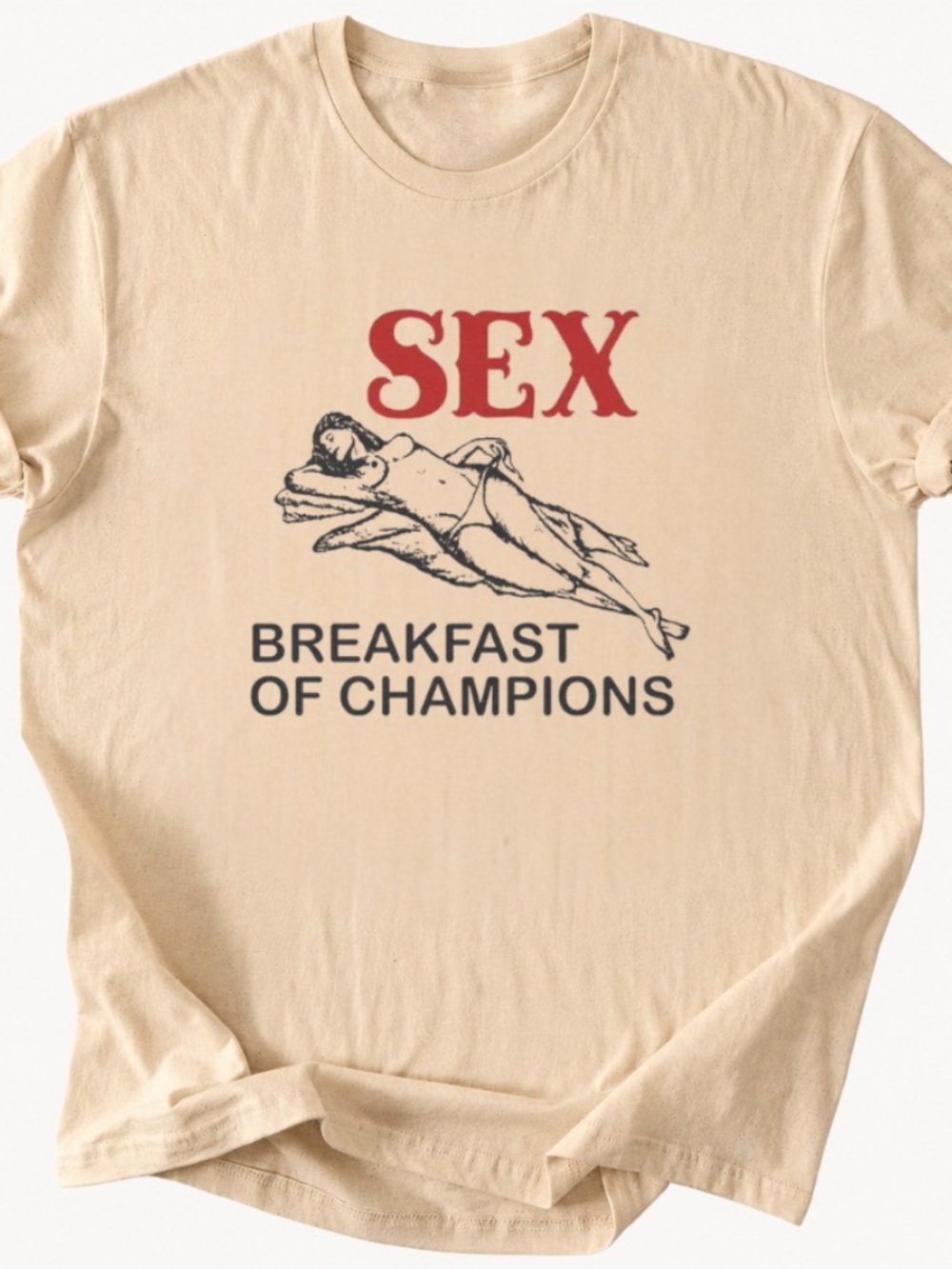 Sex Breakfast of Champions T Shirt Gift for her ❤️